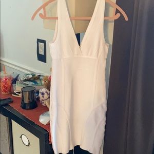 White Bandage Dress. From BEBE.